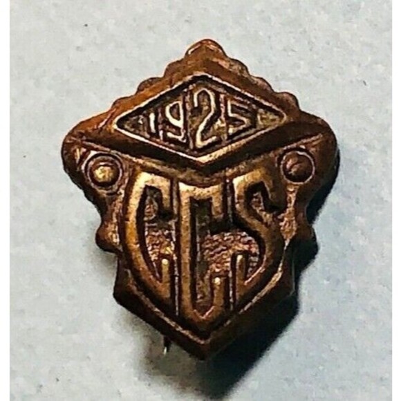 Vintage 1925 CCS Higher Ed, School ,or Educational Organization,small Lapel pin - Picture 1 of 2